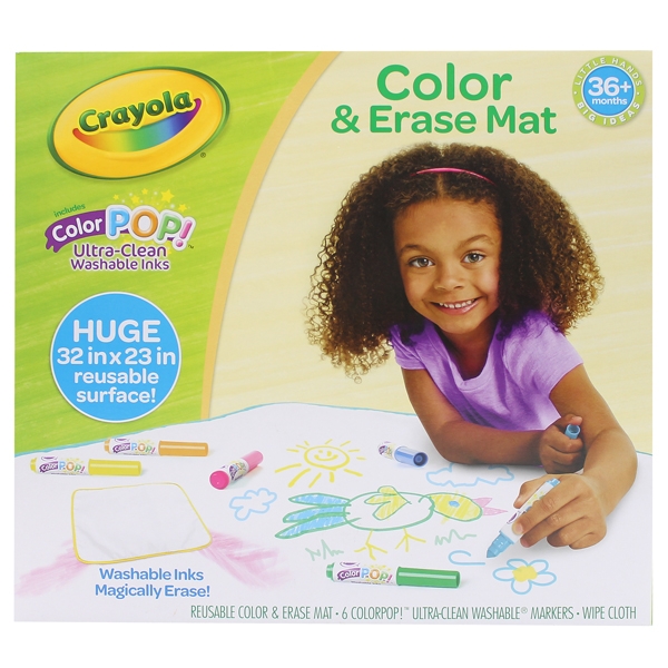 Bộ Thảm Tập Tô Màu Cho Bé Crayola Color And Erase Mat