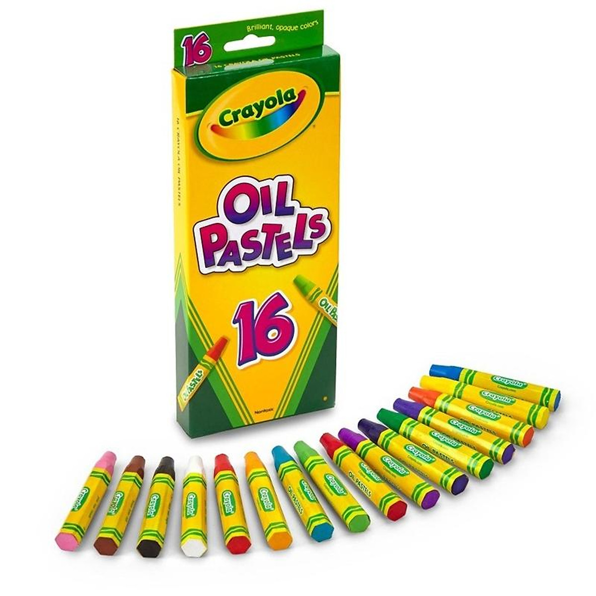 Bộ 16 Bút Sáp Dầu Crayola Hexagonal Shape Oil Pastel