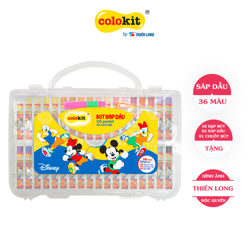 Bút Sáp Dầu Colokit Disney Mickey Op-C015/MI