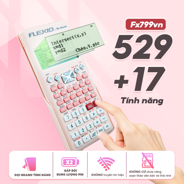 Máy tính khoa học Fx799VN màu đen