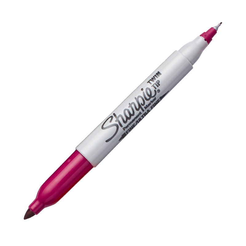 Bút lông dầu Sharpie Twin Tip Đỏ Berry 1905694