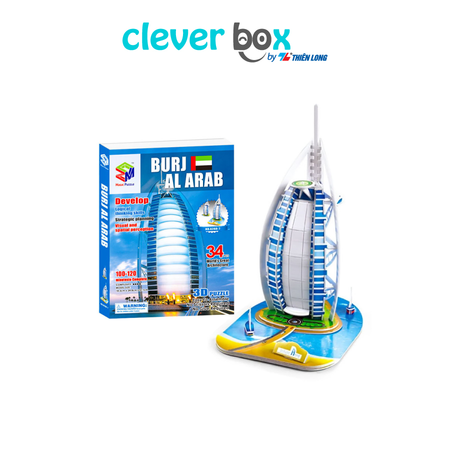 Đồ Chơi Xếp Hình 3D Magic Puzzle - Ngọn Tháp Ả Rập
