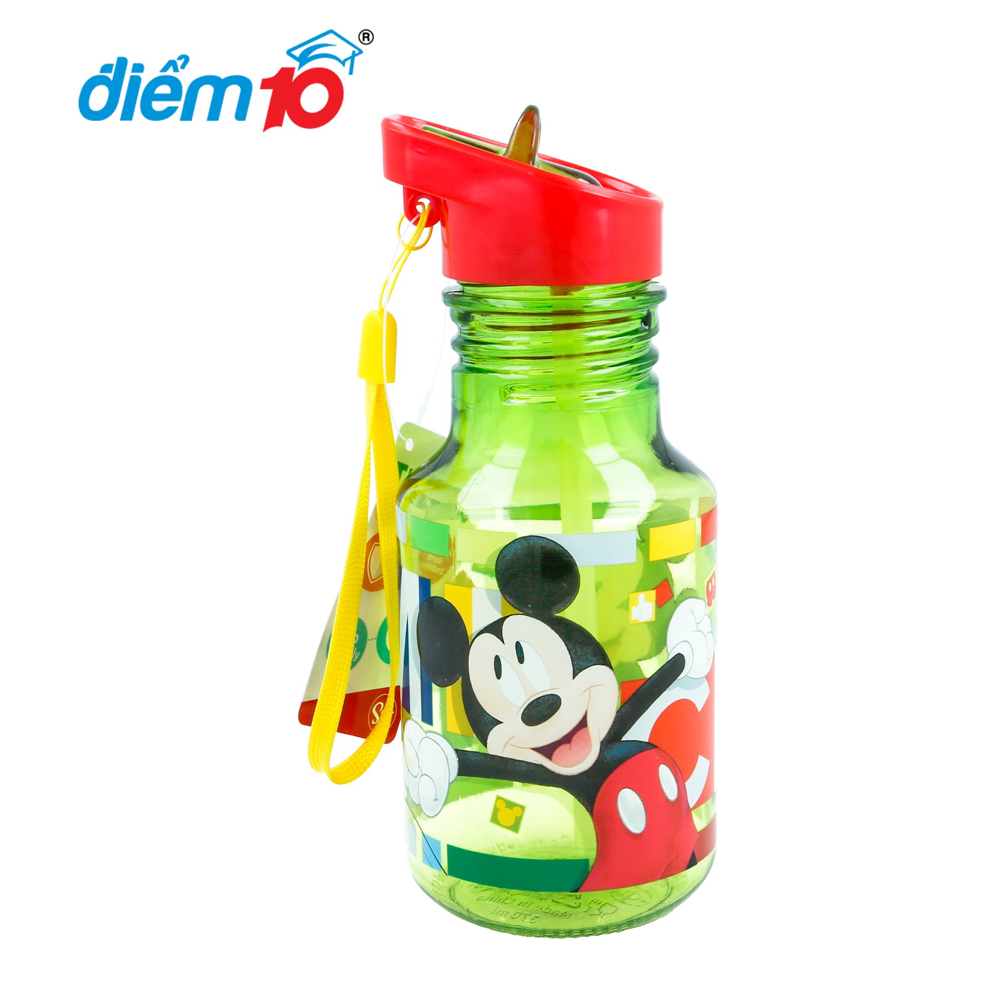 Bình Nước Điểm 10 Mickey 370Ml TP-WAB011/Mi