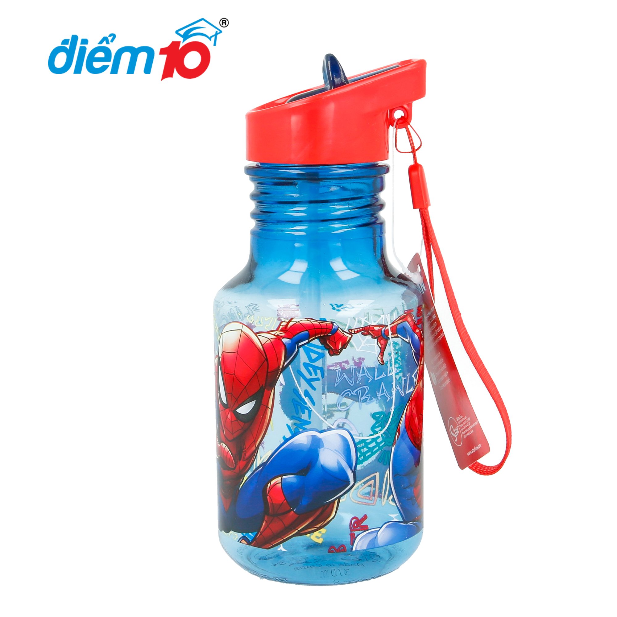 Bình nước Điểm 10 Spider-man 370ML TP-WAB019/MR