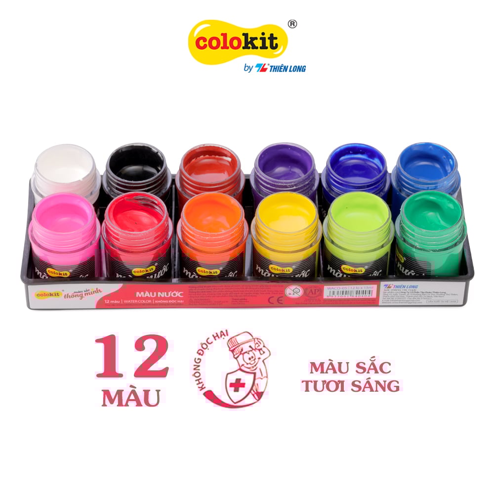 Bút Sáp Màu Colokit CR-C030/MI 24 Màu Bút Sáp Màu Colokit Cr-C030/Mi 24 Màu