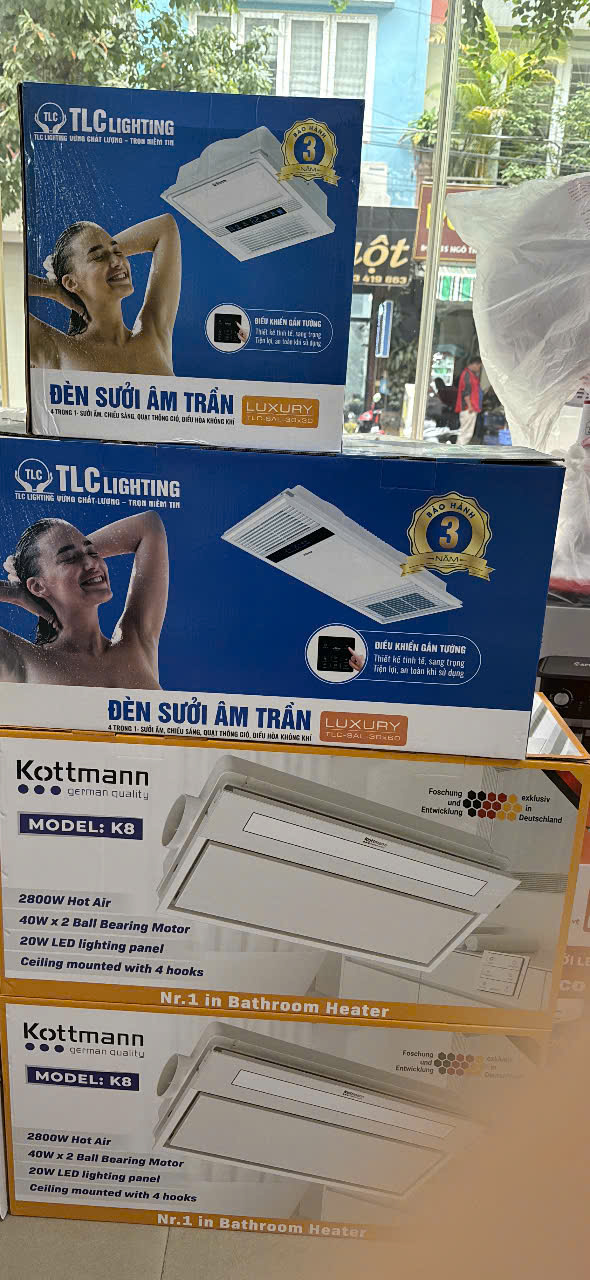 Quạt sưởi âm trần LUXURY 30*30 TLC-SAL-30x30