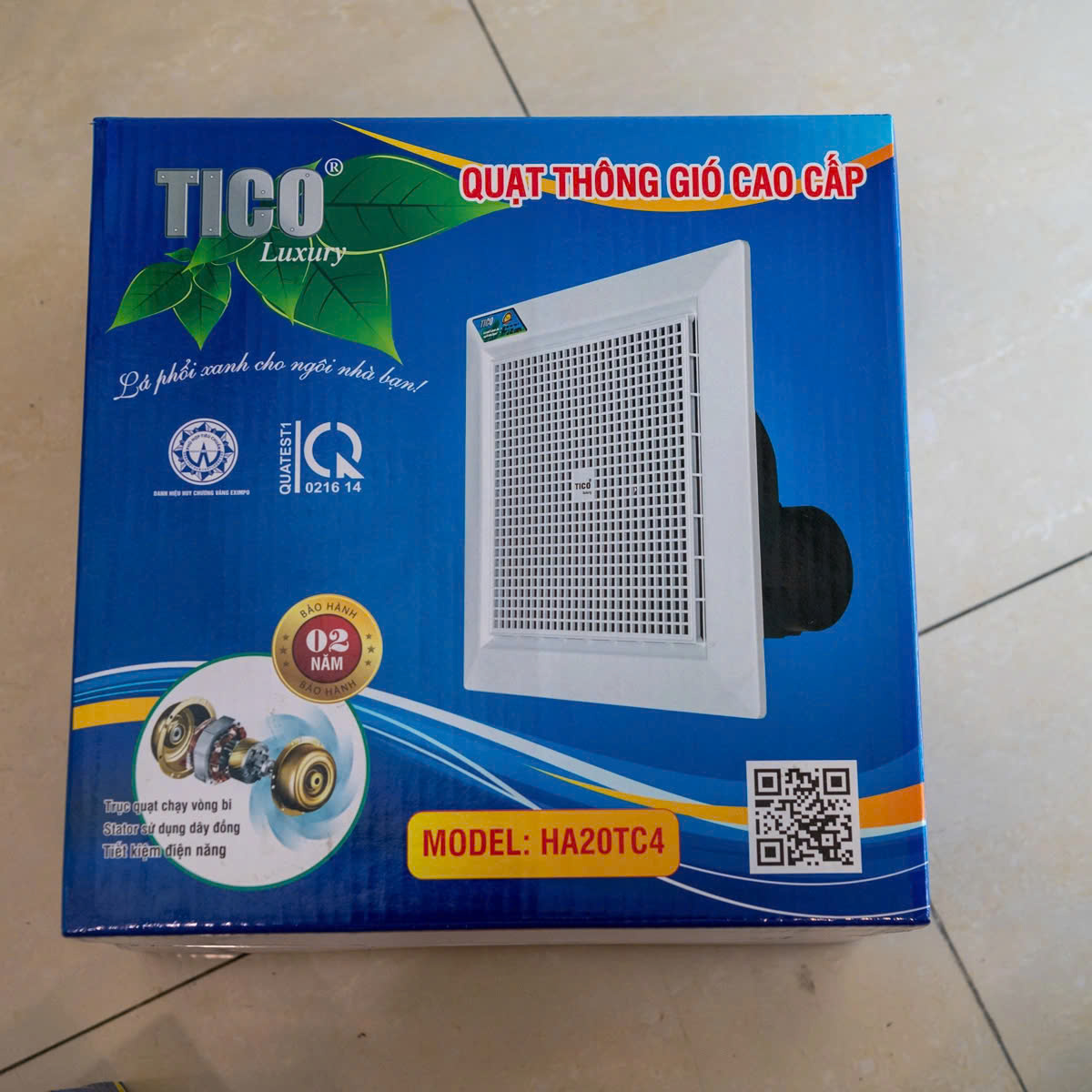 Quạt hút âm trần Tico Luxury HA25TC4,