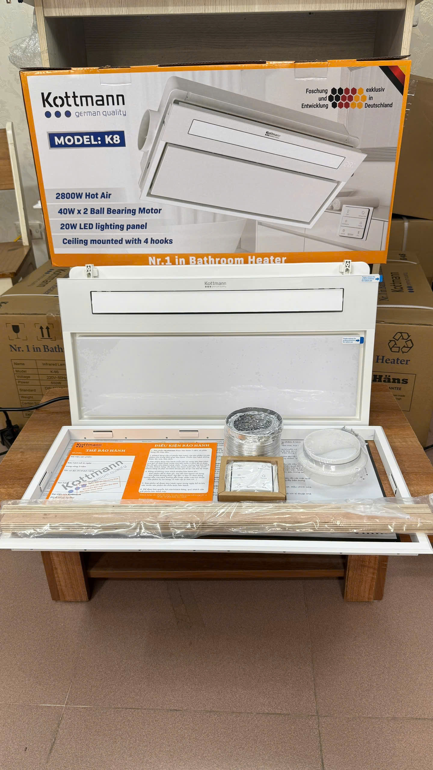 Quạt Âm Trần Đa Năng Kottmann – K8