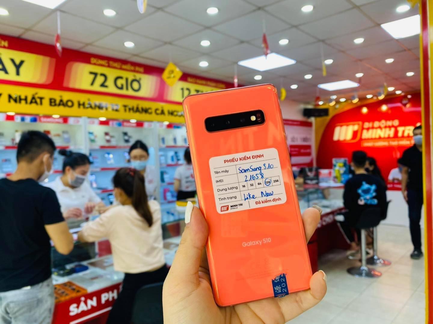 samsung s10 chụp tại di dộng minh trí