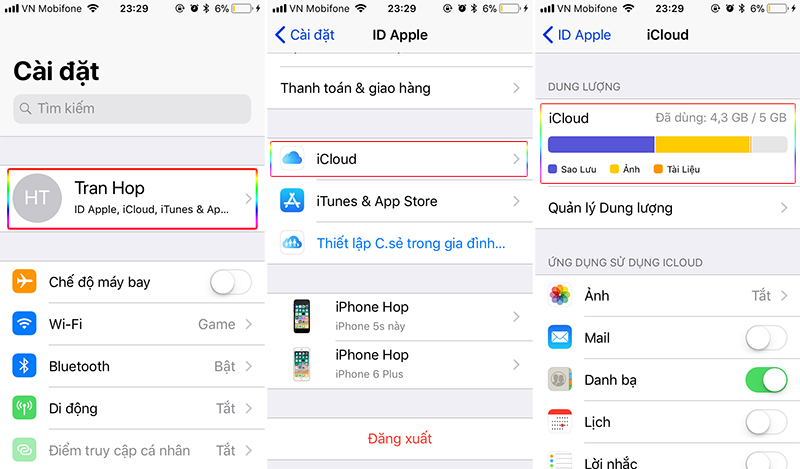 Cách sao lưu dữ liệu trên iOS không chỉ giúp bảo vệ thông tin quan trọng của bạn mà còn giúp thư giãn tâm trí. Click để xem hình ảnh minh họa thực hiện sao lưu chi tiết trên thiết bị của bạn.