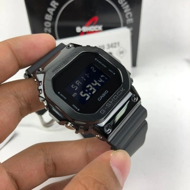 G-Shock Gm-5600B-1 | Nam – Benzel Thép | Mặt Âm Bản | Hd Watch Store