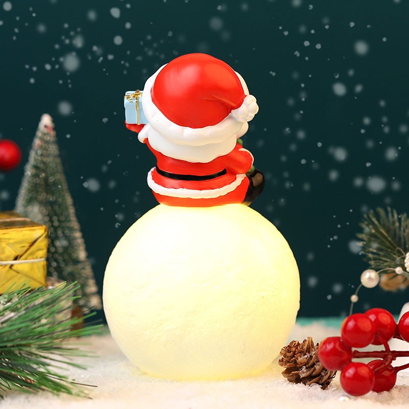 Đèn led Quả cầu tuyết Ông già Noel,Tuần lộc