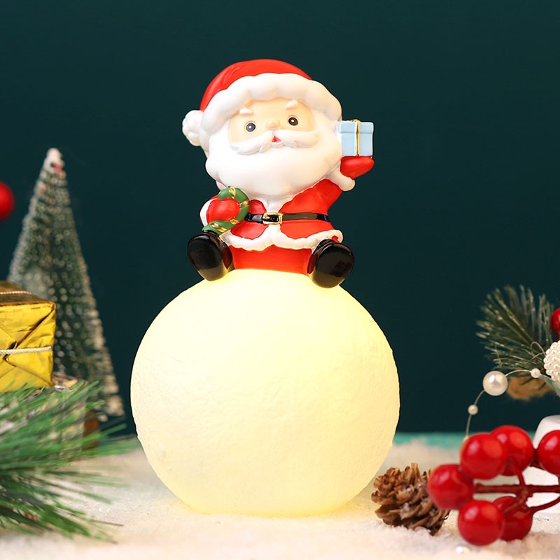 Đèn led Quả cầu tuyết Ông già Noel,Tuần lộc
