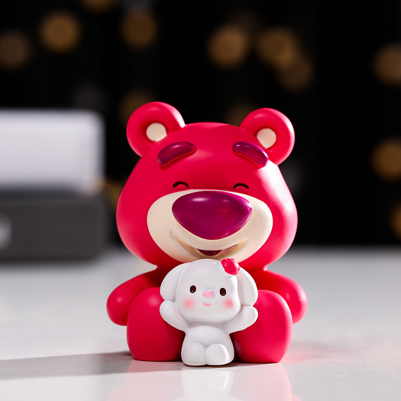 Mô hình Gấu dâu Lotso mini