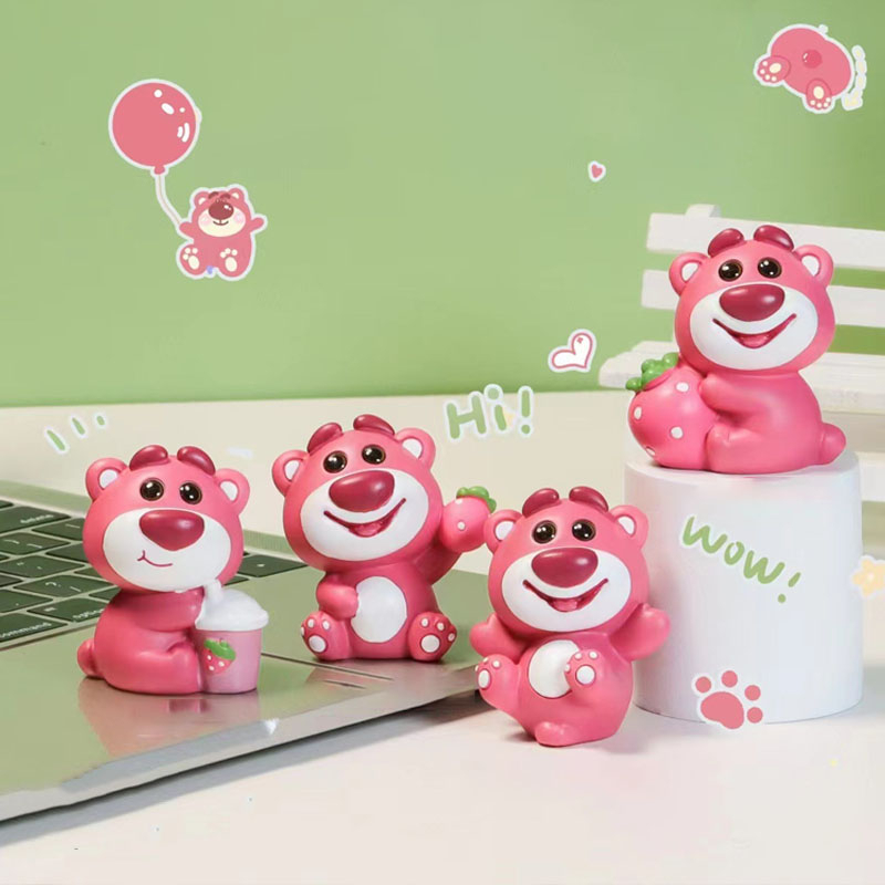 Mô hình Gấu dâu Lotso mini