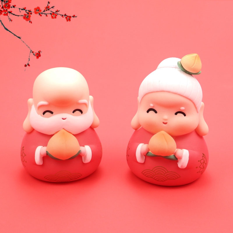 Set mô hình Phúc Lộc Thọ Thần Tài