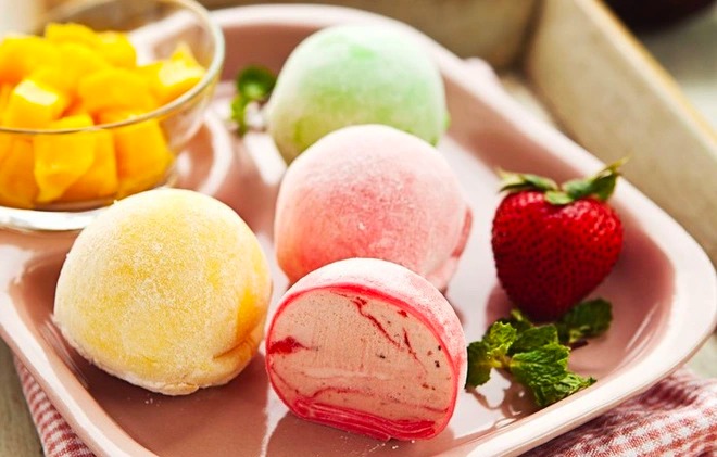 Cách làm bánh mochi kem lạnh “cực dễ”.