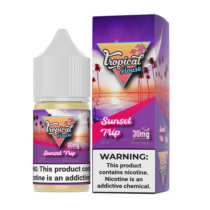 TROPICAL HOUSE SUNSET TRIP ( DƯA GANG ĐÀO NHA ĐAM ) - 30/50MG - MONVAPE