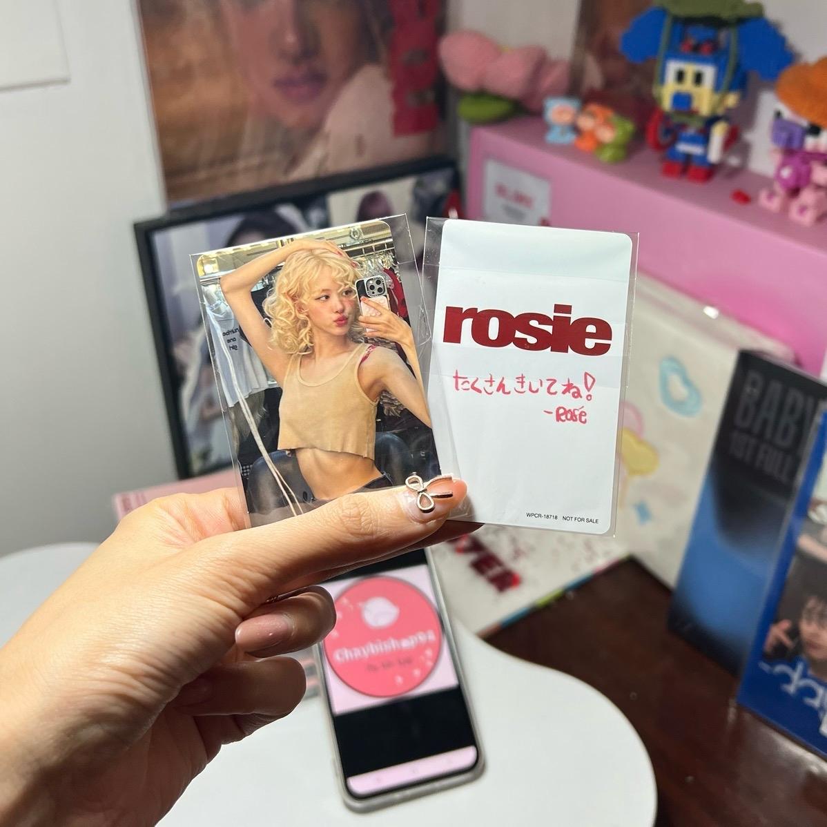 Photocard Season's Greeting: Hank & Rosé