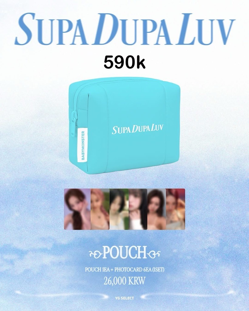PRE-ORDER BABYMONSTER [WE GO UP] 'SUPA DUPA LUV' OFFICIAL MD