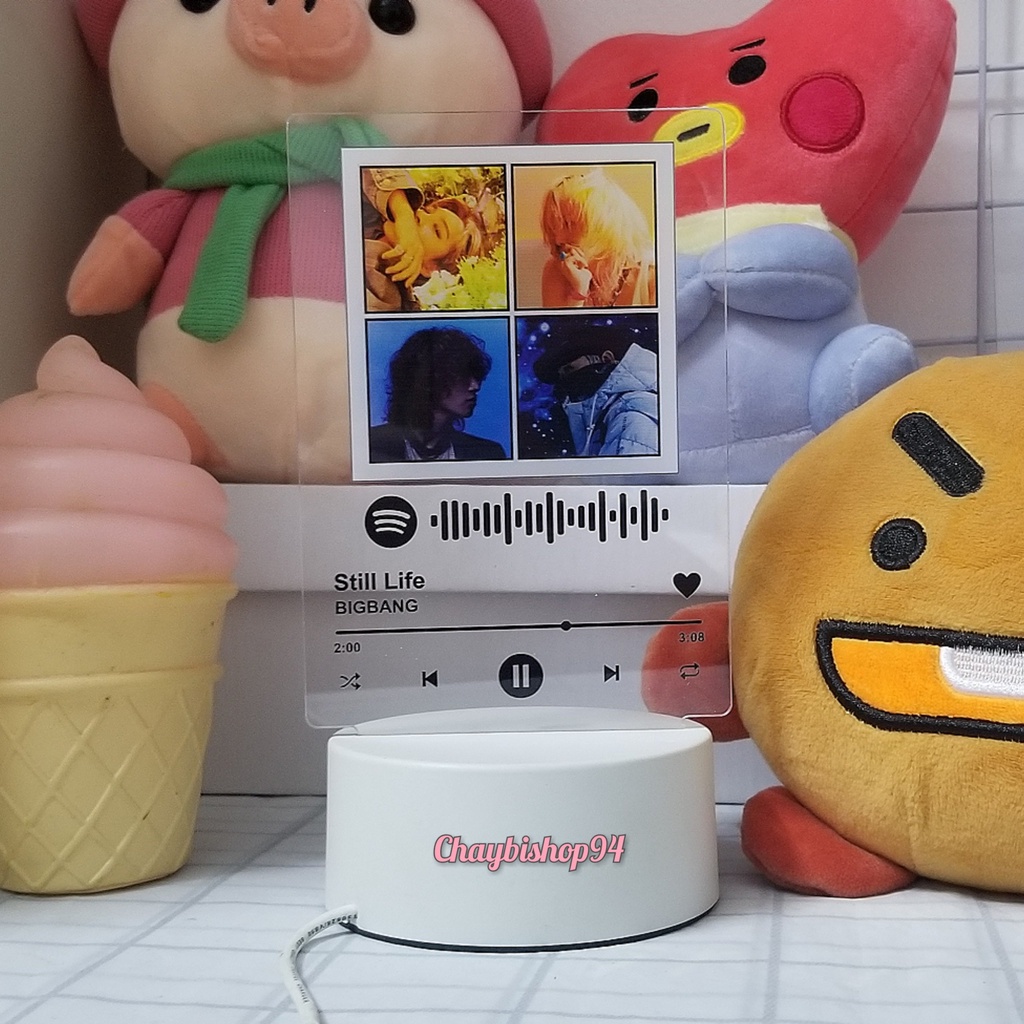 Đèn bàn trang trí Spotify phát nhạc Bigbang Still Life