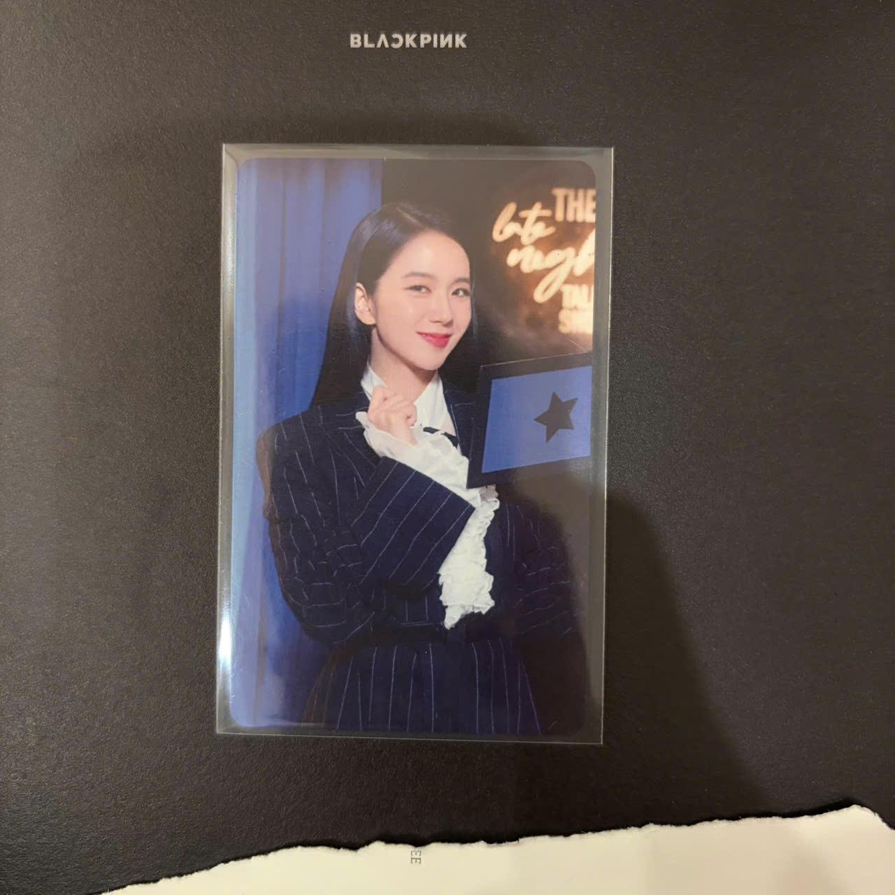 Photocard BP Jisoo - Thẻ ảnh bo góc BP Jisoo