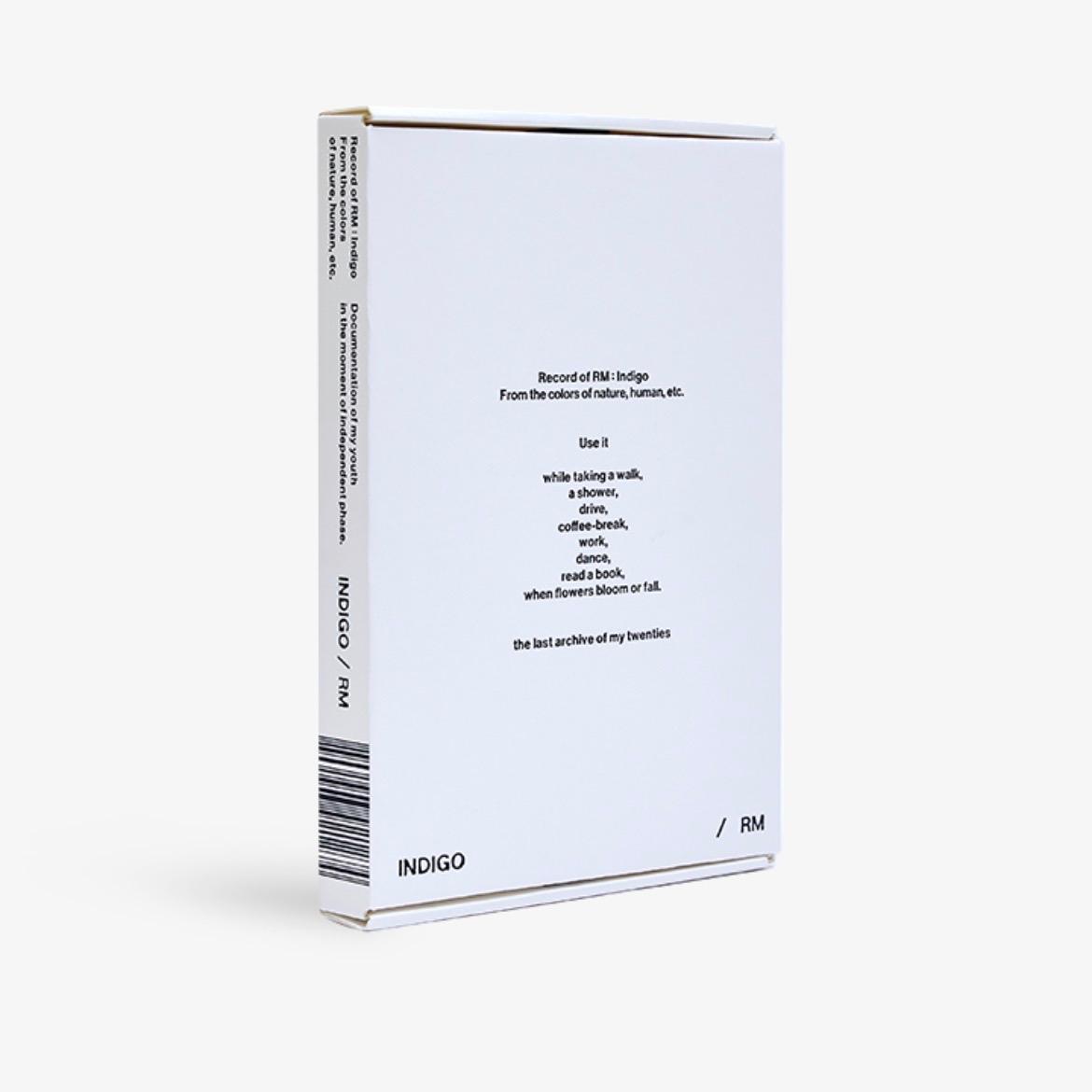 Album RM Indigo Official nguyên seal