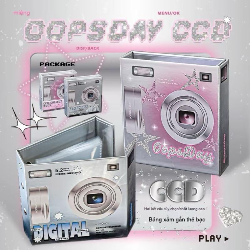 Binder RosyPosy 1 ô, album ảnh mô phỏng chiếc máy ảnh xinh yêu có sẵn 20 sheet