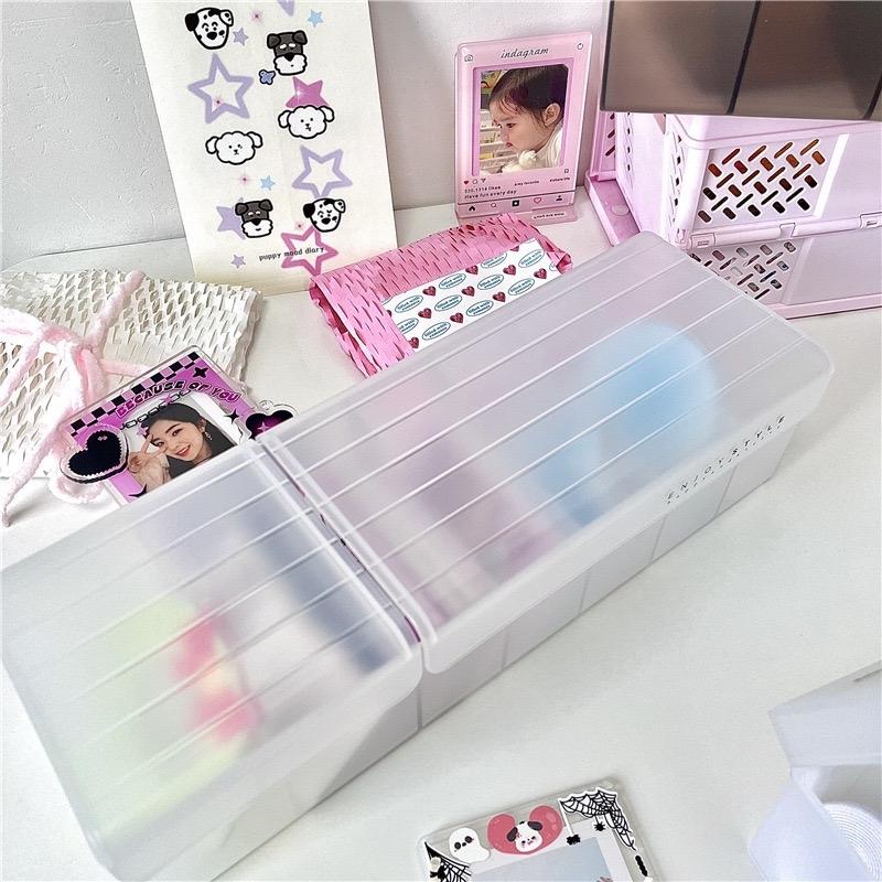Hộp nhựa chia ngăn đựng photocard, sleeve