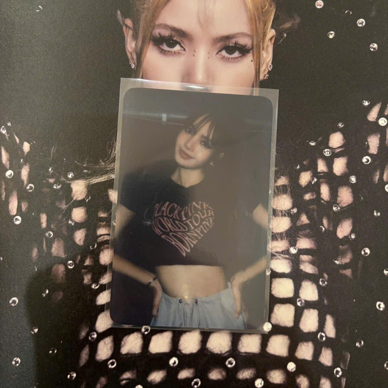 Photocard BP Lisa - Thẻ ảnh bo góc BP Lisa