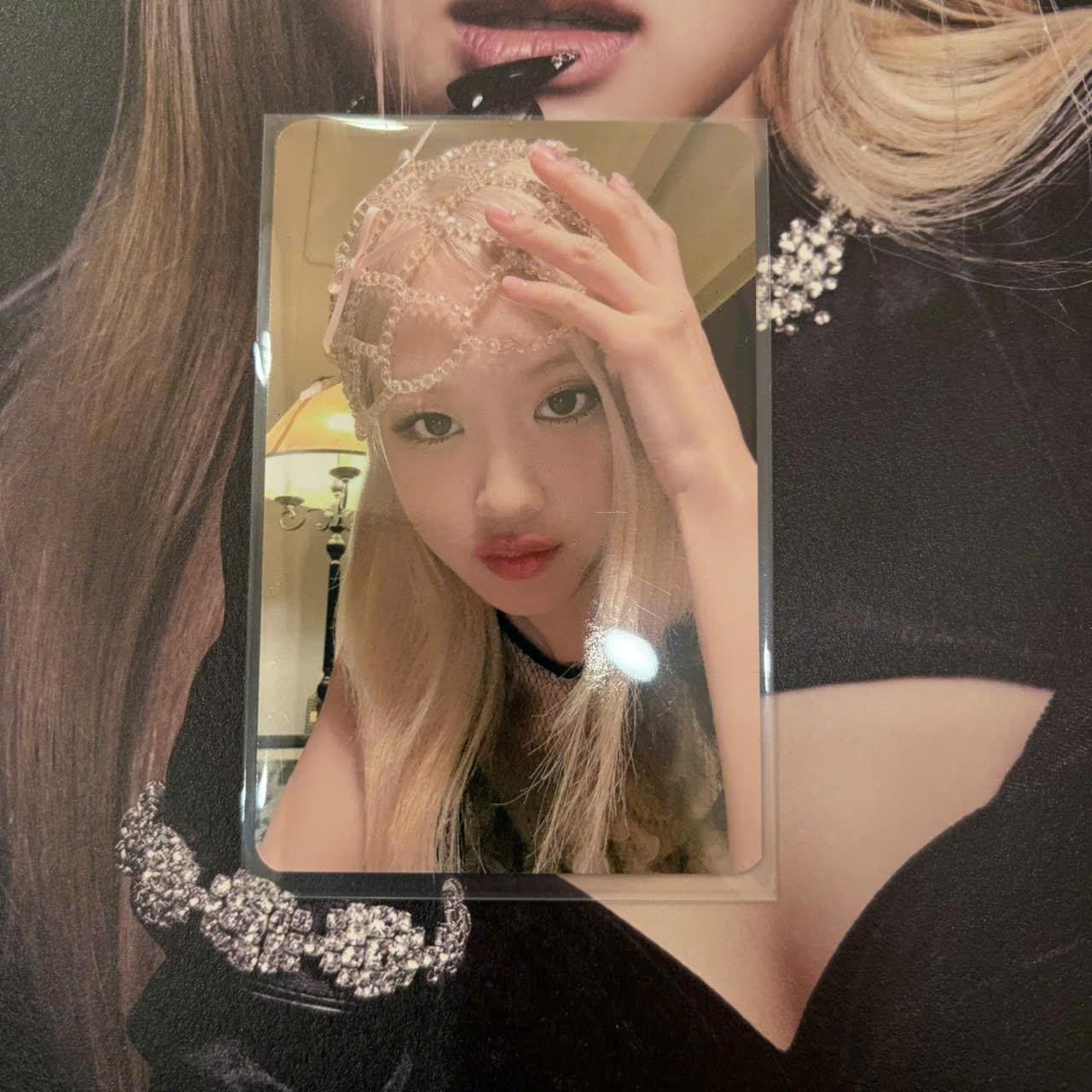 Photocard BP Rosé - Thẻ ảnh bo góc BP Rosé