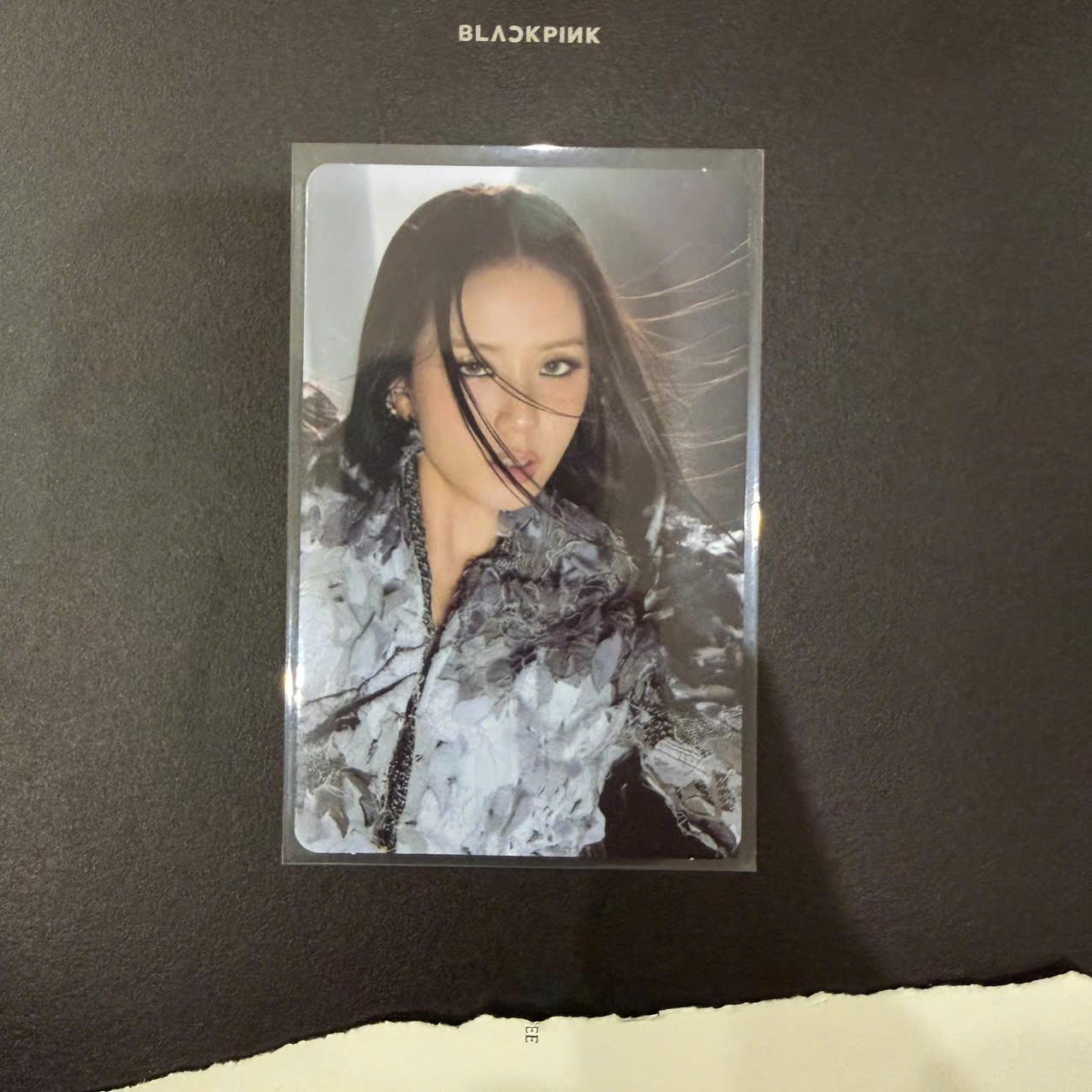 Photocard BP Jisoo - Thẻ ảnh bo góc BP Jisoo