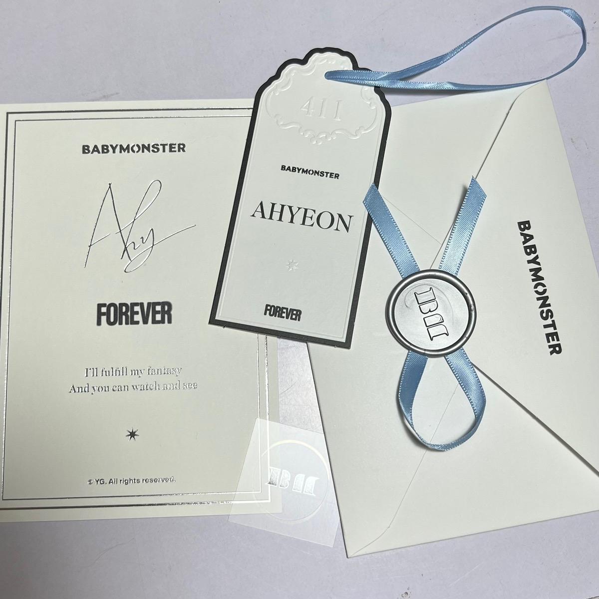 Tách lẻ thẻ ảnh Forever Babymonster