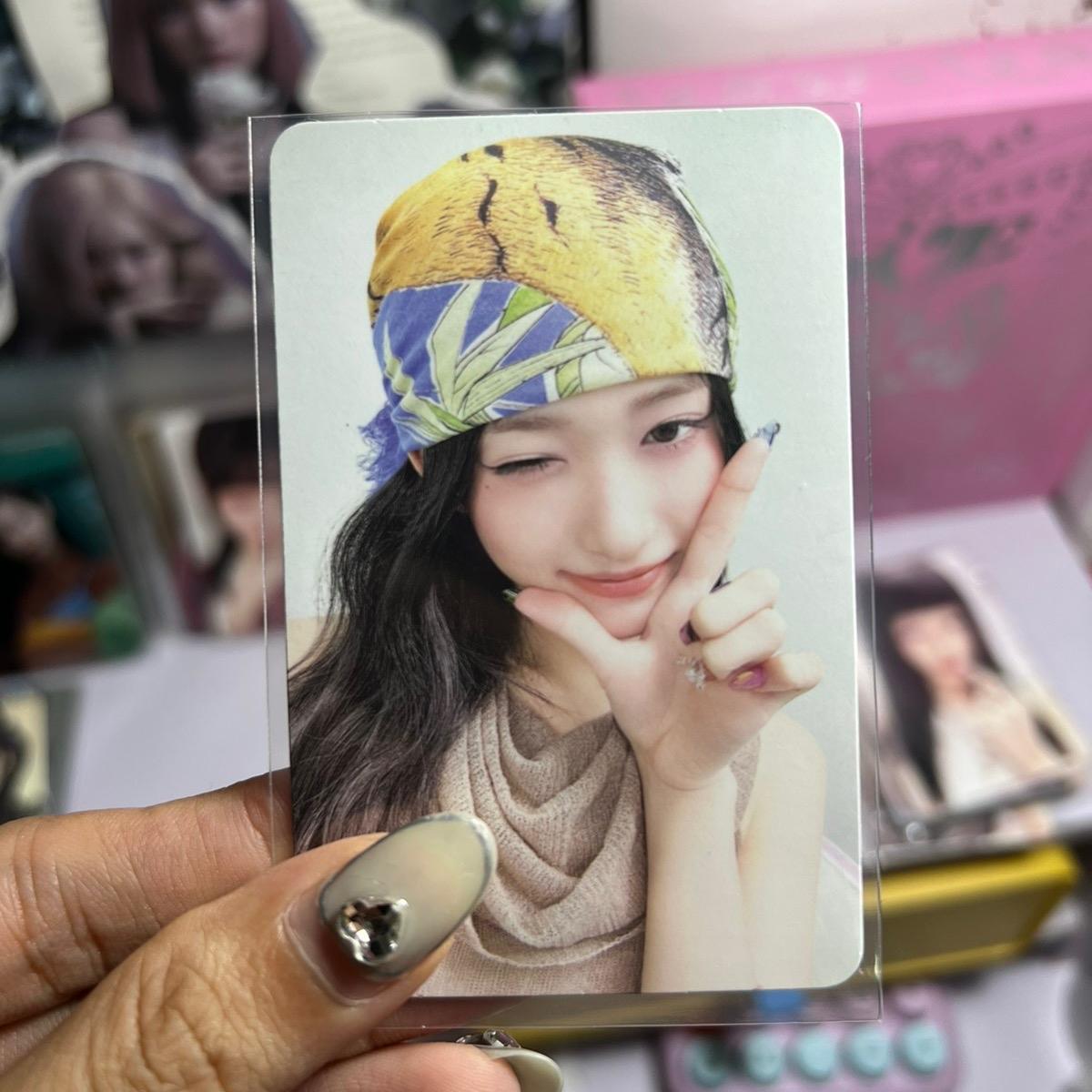 Photocard IVE SWITCH chính hãng, thẻ ảnh bo góc IVE chính hãng