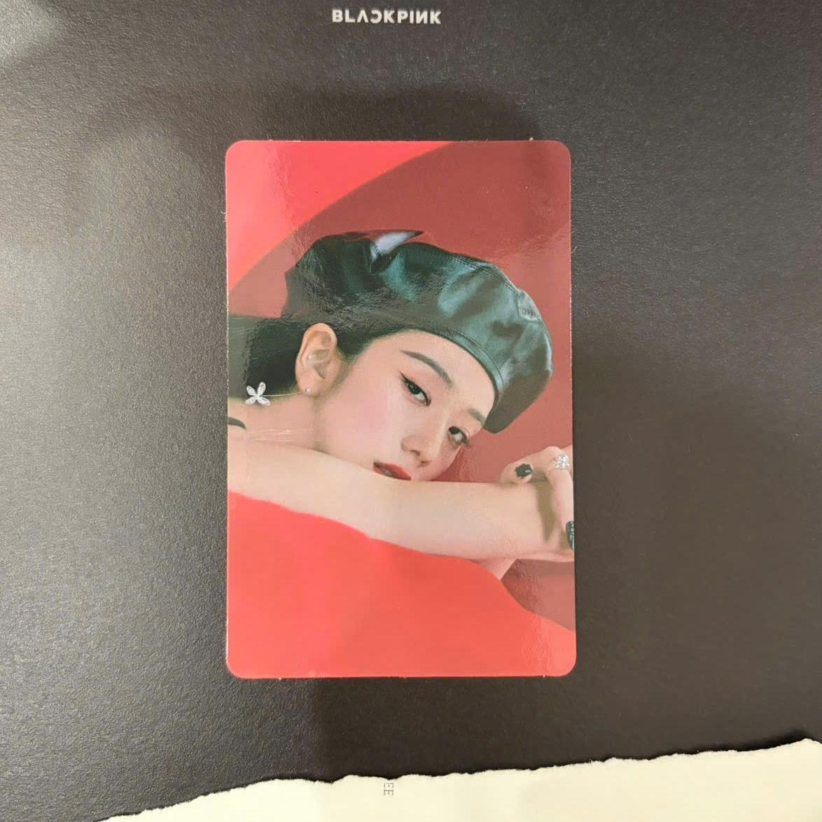 Photocard BP Jisoo - Thẻ ảnh bo góc BP Jisoo