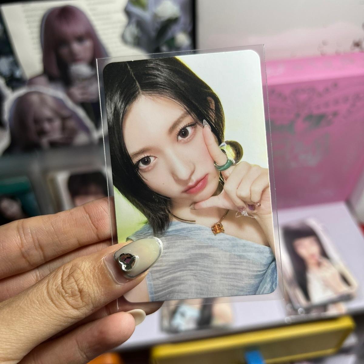 Photocard IVE SWITCH chính hãng, thẻ ảnh bo góc IVE chính hãng