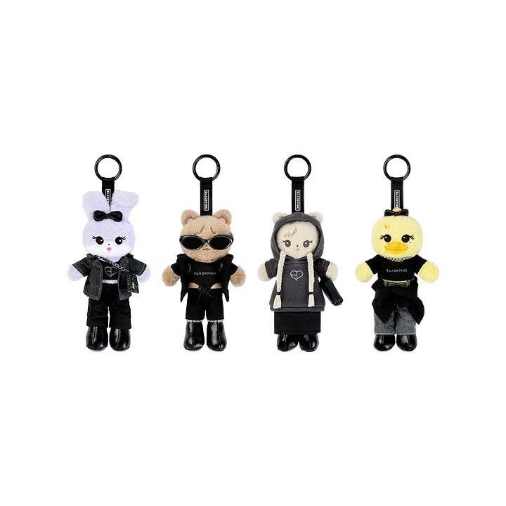 BLACKPINK CHARACTER PLUSH KEYRING_LONG