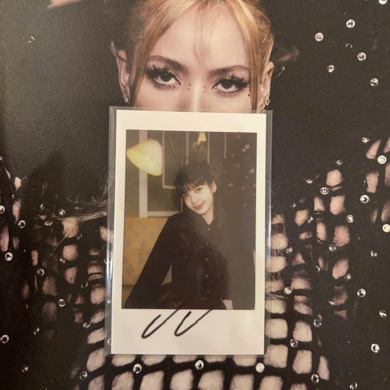 Photocard BP Lisa - Thẻ ảnh bo góc BP Lisa