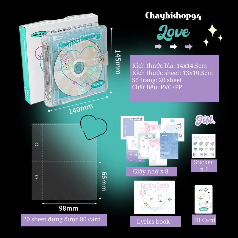 Binder CD có sẵn 20 sheet