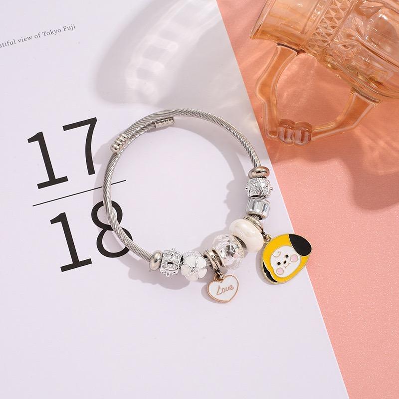 Vòng tay charm BT21 loại xịn