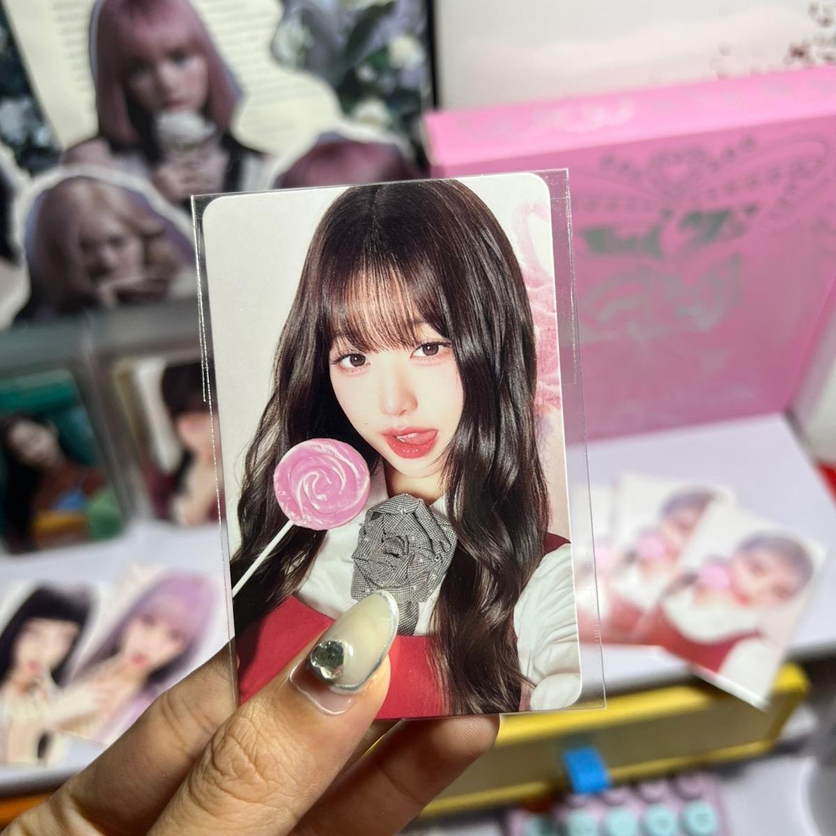 Photocard IVE SWITCH chính hãng, thẻ ảnh bo góc IVE chính hãng