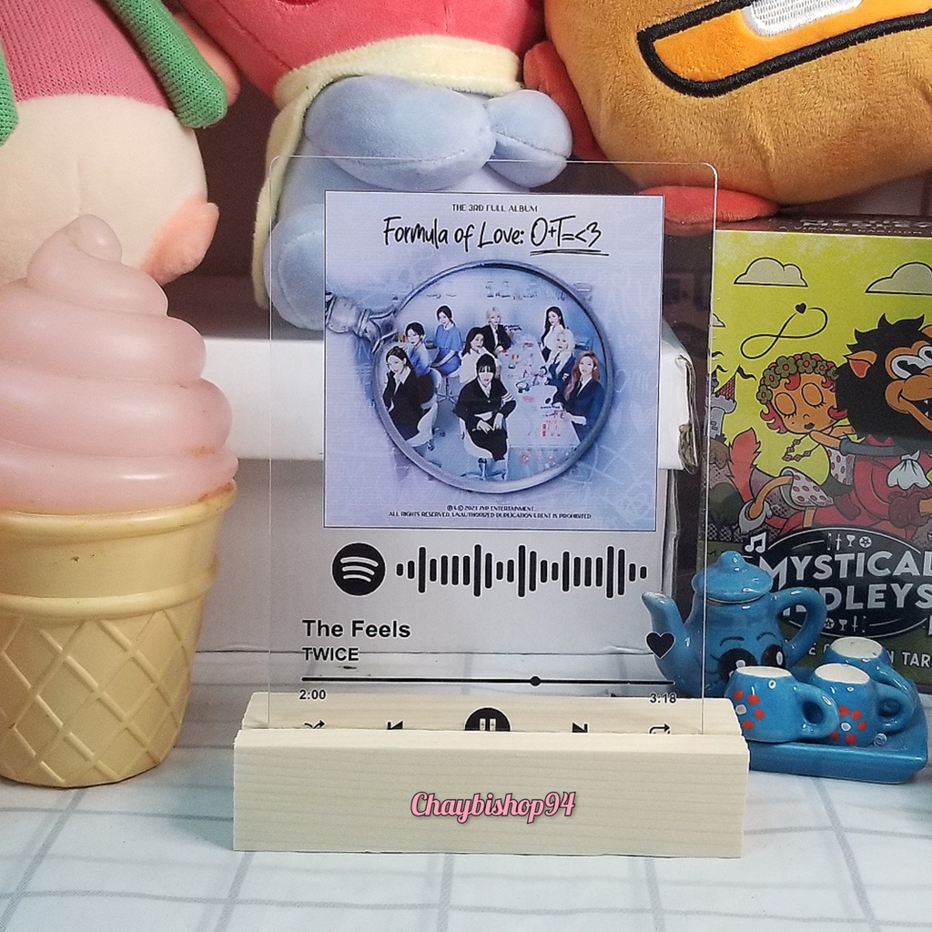 Khung ảnh mica Spotify Twice Taste of love (Khung ảnh mica phát nhạc TWICE)