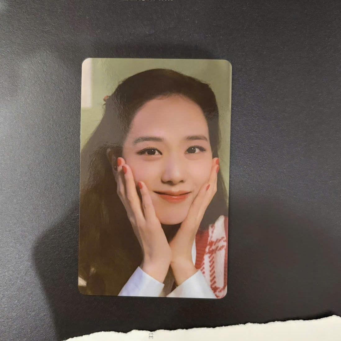 Photocard BP Jisoo - Thẻ ảnh bo góc BP Jisoo