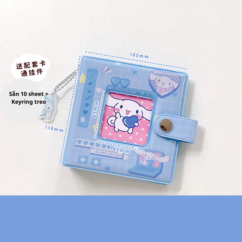 Binder mini đựng card 3 inch sẵn 10 sheet đựng được 20 card có keyring treo