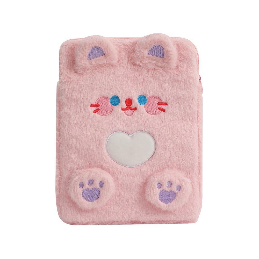 Túi lông đựng ipad, máy tính bảng, sách vở dễ thương