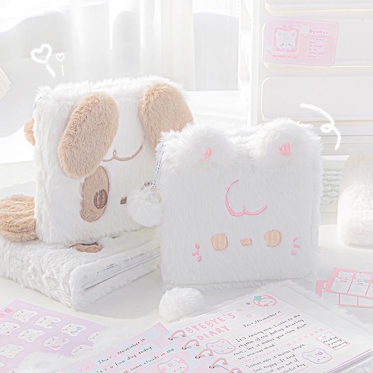 Binder lông Rosy Posy 15x15cm dễ thương