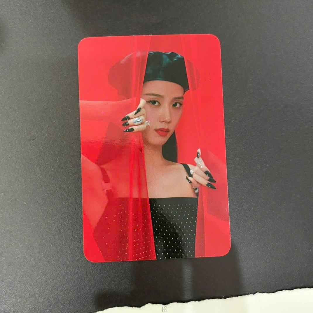 Photocard BP Jisoo - Thẻ ảnh bo góc BP Jisoo