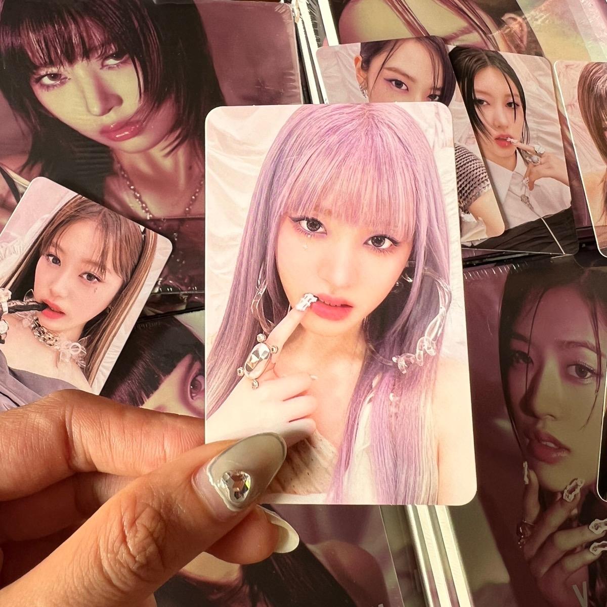 Photocard IVE SWITCH chính hãng, thẻ ảnh bo góc IVE chính hãng
