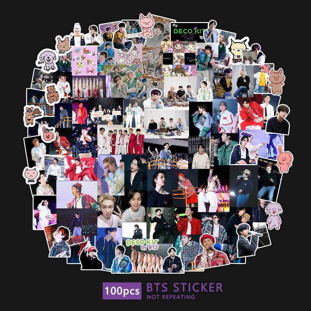 Túi 77-100pcs sticker BTS