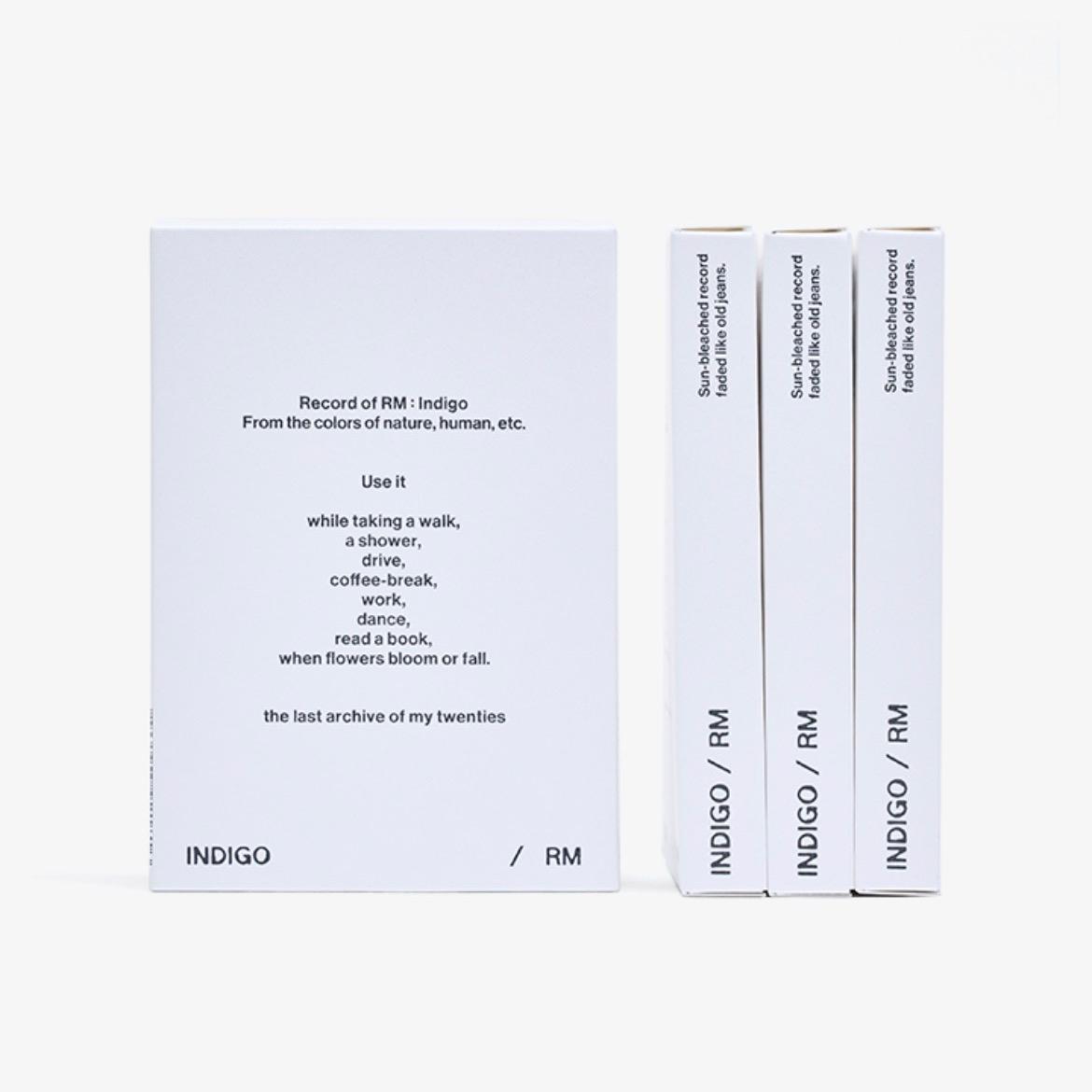Album RM Indigo Official nguyên seal